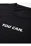 Kadın Baskılı Oversize T-shirt - Siyah