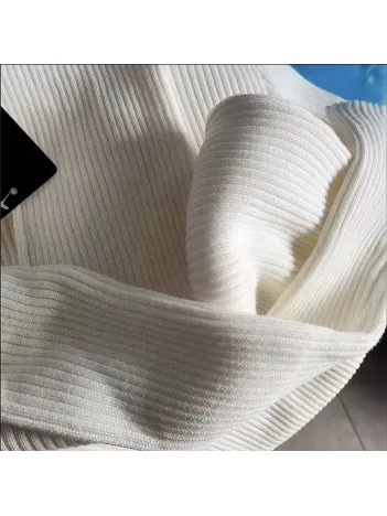 Kadın Boğazlı Triko Elbise – Uzun Fitilli Esnek Dokuma, Tam Kalıp, Kışlık & Baharlık Şık Rahat Stil, 130 cm Midi Boy Elbise - Beyaz Kadın Boğazlı Triko Elbise – Uzun Fitilli Esnek Dokuma, Tam Kalıp, Kışlık & Baharlık Şık Rahat Stil, 130 cm Midi Boy Elbise - Beyaz