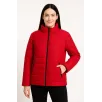 Kadın Bomber Mont Ceket – Su İtici Kumaş, Kapitone Astarlı, Fermuarlı, Kışlık - Kırmızı Kadın Bomber Mont Ceket – Su İtici Kumaş, Kapitone Astarlı, Fermuarlı, Kışlık - Kırmızı