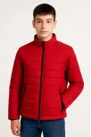 Erkek Çocuk Şişme Mont Hafif Ve Sıcak Tutucu Kışlık Fermuarlı Su İtici Rahat Günlük Mont Kapüşonuz Modern Tasarım - Kırmızı Erkek Çocuk Şişme Mont Hafif Ve Sıcak Tutucu Kışlık Fermuarlı Su İtici Rahat Günlük Mont Kapüşonuz Modern Tasarım - Kırmızı