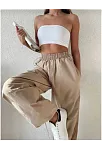Kadın Cepli Paraşut Pantalon - Bej