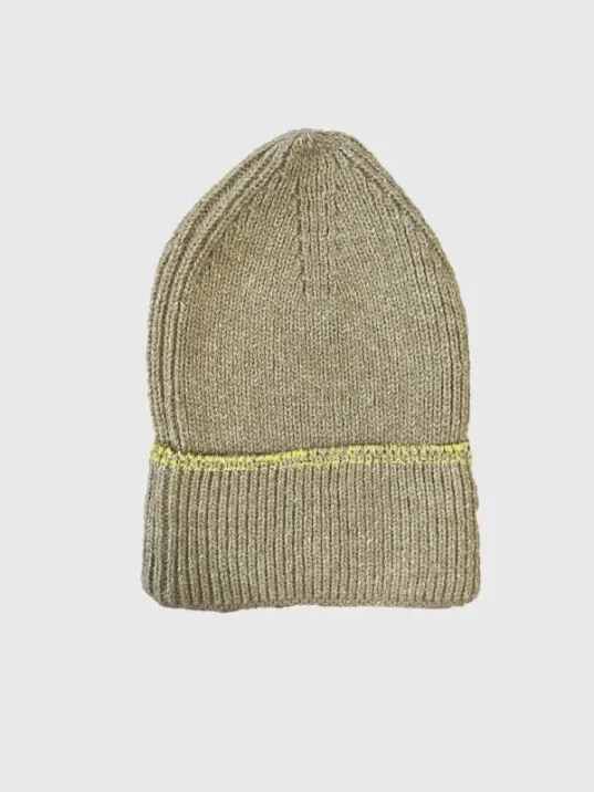 Kadın Dokuma Simli Triko Bere - Kahverengi Kadın Dokuma Simli Triko Bere - Kahverengi