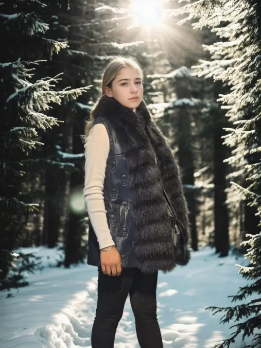 Kadın Kolsuz Fermuarlı Yelek - Lacivert Kadın Kolsuz Fermuarlı Yelek - Lacivert