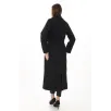 Kadın Uzun Kaşe Kaban – Yünlü Dokuma Kaşmir Kumaş, Kruvaze Yaka, Kuşaklı Astarlı Tesettür Uyumlu Şık Kışlık Siyah Model - Siyah Kadın Uzun Kaşe Kaban – Yünlü Dokuma Kaşmir Kumaş, Kruvaze Yaka, Kuşaklı Astarlı Tesettür Uyumlu Şık Kışlık Siyah Model - Siyah