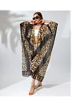 Kadın Rahat Kesim Şifon Kimono - Leopar