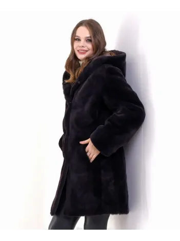 Kadın Reks Kapüşonlu - Kahverengi Kadın Reks Kapüşonlu - Kahverengi