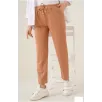 Kadın Tam Kalıp Basic Eşofman Pantolon - Kahverengi Kadın Tam Kalıp Basic Eşofman Pantolon - Kahverengi