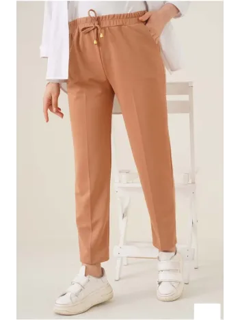 Kadın Tam Kalıp Basic Eşofman Pantolon - Kahverengi Kadın Tam Kalıp Basic Eşofman Pantolon - Kahverengi