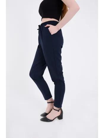 Kadın Tam Kalıp Basic Eşofman Pantolon - Lacivert