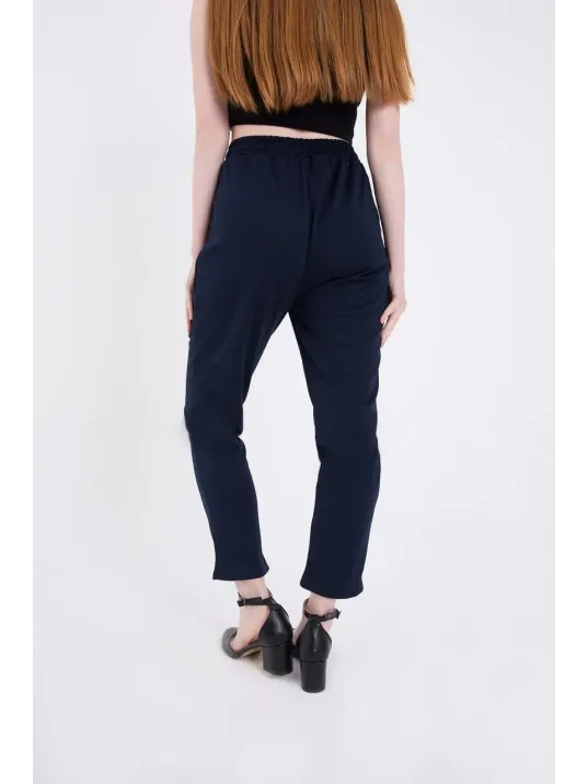 Kadın Tam Kalıp Basic Eşofman Pantolon - Lacivert Kadın Tam Kalıp Basic Eşofman Pantolon - Lacivert