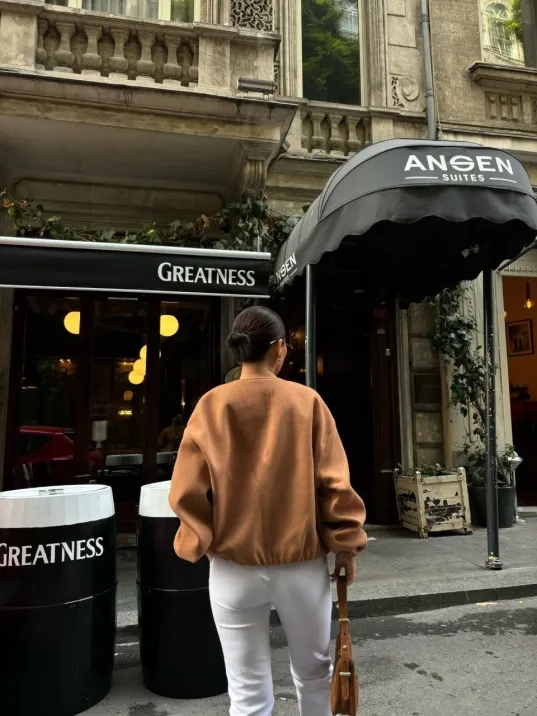 Kaşe Kaşmir Fermuarlı CEKET - Kahve Kaşe Kaşmir Fermuarlı CEKET - Kahve