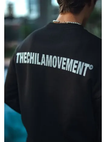 Kışlık Bisiklet Yaka Oversize Baskılı SweatShirt - Siyah Kışlık Bisiklet Yaka Oversize Baskılı SweatShirt - Siyah