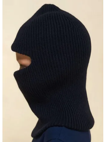 Kışlık Kar Maske Çocuk Triko Bere - Siyah Kışlık Kar Maske Çocuk Triko Bere - Siyah