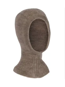 Kışlık Tam Kalıp Boğazlı Dokuma Triko Bere - Vizon Kışlık Tam Kalıp Boğazlı Dokuma Triko Bere - Vizon