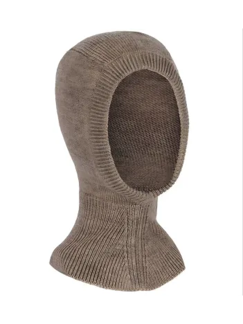 Kışlık Tam Kalıp Boğazlı Dokuma Triko Bere - Vizon Kışlık Tam Kalıp Boğazlı Dokuma Triko Bere - Vizon