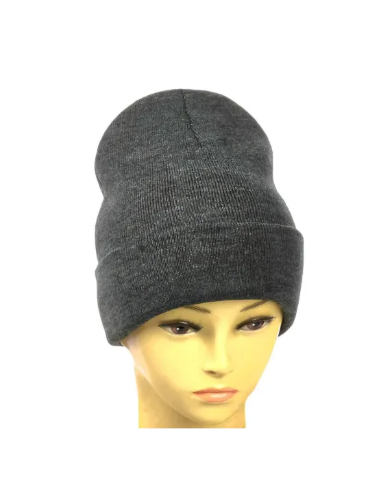 Kışlık Tam Kalıp Çocuk Triko Bere - Antrasit Kışlık Tam Kalıp Çocuk Triko Bere - Antrasit