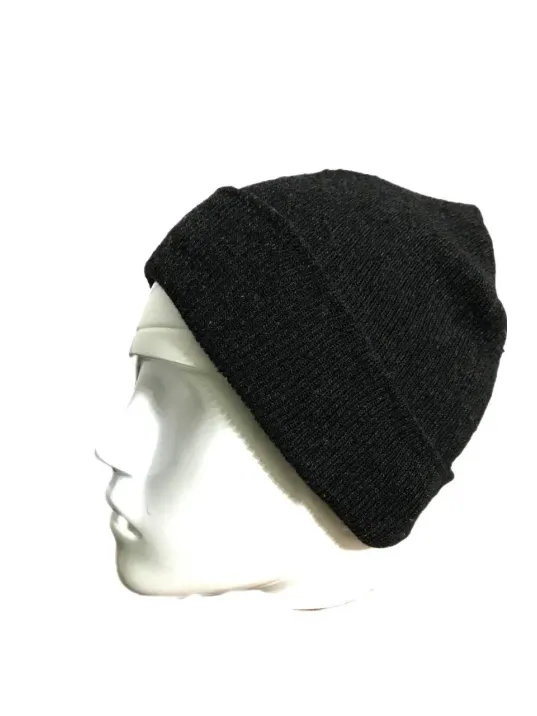 Kışlık Tam Kalıp Çocuk Triko Bere - Siyah Kışlık Tam Kalıp Çocuk Triko Bere - Siyah