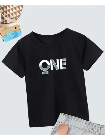 Erkek Çocuk Baskılı T-Shirt - Siyah Erkek Çocuk Baskılı T-Shirt - Siyah