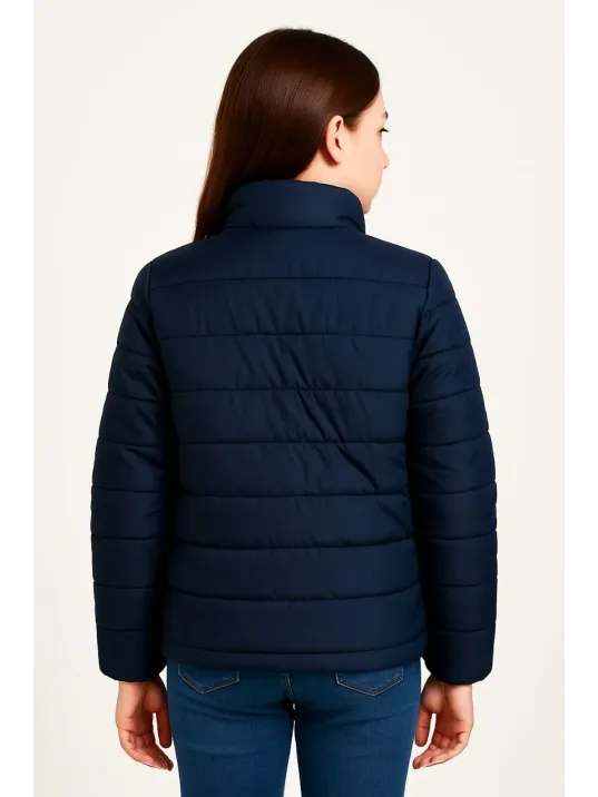 Kız Çocuk Şişme Mont Hafif Ve Sıcak Tutucu Kışlık Fermuarlı Su İtici Rahat Günlük Mont Kapüşonuz Modern Tasarım - Lacivert Kız Çocuk Şişme Mont Hafif Ve Sıcak Tutucu Kışlık Fermuarlı Su İtici Rahat Günlük Mont Kapüşonuz Modern Tasarım - Lacivert