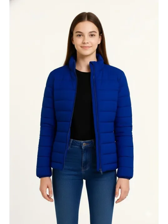 Kız Çocuk Şişme Mont Hafif Ve Sıcak Tutucu Kışlık Fermuarlı Su İtici Rahat Günlük Mont Kapüşonuz Modern Tasarım - Saks Mavisi Kız Çocuk Şişme Mont Hafif Ve Sıcak Tutucu Kışlık Fermuarlı Su İtici Rahat Günlük Mont Kapüşonuz Modern Tasarım - Saks Mavisi