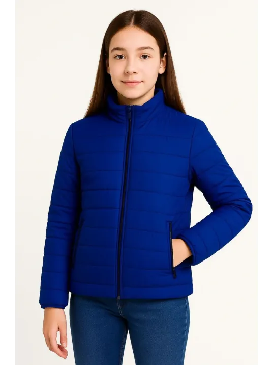 Kız Çocuk Şişme Mont Hafif Ve Sıcak Tutucu Kışlık Fermuarlı Su İtici Rahat Günlük Mont Kapüşonuz Modern Tasarım - Saks Mavisi Kız Çocuk Şişme Mont Hafif Ve Sıcak Tutucu Kışlık Fermuarlı Su İtici Rahat Günlük Mont Kapüşonuz Modern Tasarım - Saks Mavisi