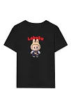 Kız Labubu Çocuk Baskılı T-shirt - Beyaz