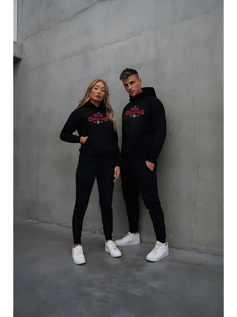 Merry Chrıstmas Sweatshirt & Hodie - Siyah