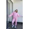Nakış İşlemeli Üç İplik Sweat Takım- Pembe Nakış İşlemeli Üç İplik Sweat Takım- Pembe
