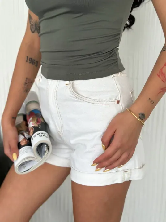 Osy Modal Yumuşak Dokulu Kumaş Bisiklet Yaka Kadın Sıfır Kol Bluz Omuz Toka Aksesuar Detaylı - Haki Osy Modal Yumuşak Dokulu Kumaş Bisiklet Yaka Kadın Sıfır Kol Bluz Omuz Toka Aksesuar Detaylı - Haki