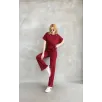 Osy Modal Yumuşak dokulu Kumaş Bisiklet Yaka Kısa Kollu Takım - Bordo Osy Modal Yumuşak dokulu Kumaş Bisiklet Yaka Kısa Kollu Takım - Bordo