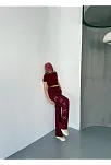 Osy Modal Yumuşak Dokulu Kumaş Nakış İşlemeli Rahat Bol Paça Eşofman Pantalon - Bordo