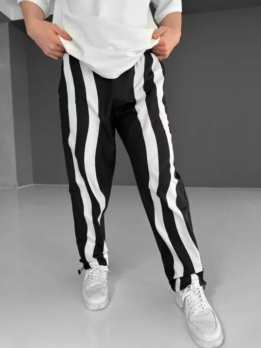 Paraşüt Kumaş Eşofman - Siyah Paraşüt Kumaş Eşofman - Siyah