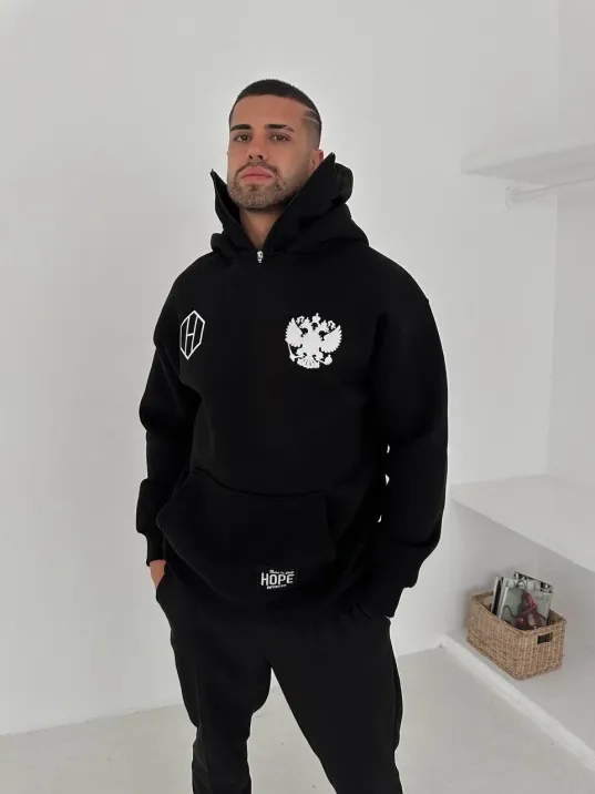 Samuray Ninja Çift Kapşonlu ZIP Fermuarlı Kanguru Çepli Tam Fermuarlı Hoodie ön ve Arka Baskılı Maske Detaylı Swetshirt - Siyah Samuray Ninja Çift Kapşonlu ZIP Fermuarlı Kanguru Çepli Tam Fermuarlı Hoodie ön ve Arka Baskılı Maske Detaylı Swetshirt - Siyah