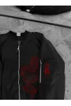 Erkek Unisex Siyah Bomber Mont – Kırmızı Ejderha Desenli, Fermuarlı Cepli, Kapitone Astarlı Günlük Ve Sokak Modası Ceket - Siyah Erkek Unisex Siyah Bomber Mont – Kırmızı Ejderha Desenli, Fermuarlı Cepli, Kapitone Astarlı Günlük Ve Sokak Modası Ceket - Siyah