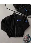 Stark Industries Siyah Bomber Mont – Fermuarlı, Cepli, Uzun Kollu, Kapitone Astarlı, Bahar Ve Kış Mevsimi Rahat Unisex Ceket - Siyah