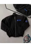 Stark Industries Siyah Bomber Mont – Fermuarlı, Cepli, Uzun Kollu, Kapitone Astarlı, Bahar Ve Kış Mevsimi Rahat Unisex Ceket - Siyah