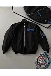 Stark Industries Siyah Bomber Mont – Fermuarlı, Cepli, Uzun Kollu, Kapitone Astarlı, Bahar Ve Kış Mevsimi Rahat Unisex Ceket - Siyah