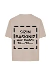 Tişört Tasarla 24/1 Kumaş - Bej