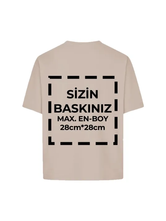Tişört Tasarla 24/1 Kumaş - Bej Tişört Tasarla 24/1 Kumaş - Bej