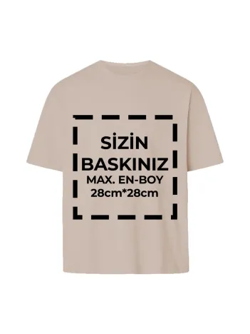 Tişört Tasarla 24/1 Kumaş - Bej