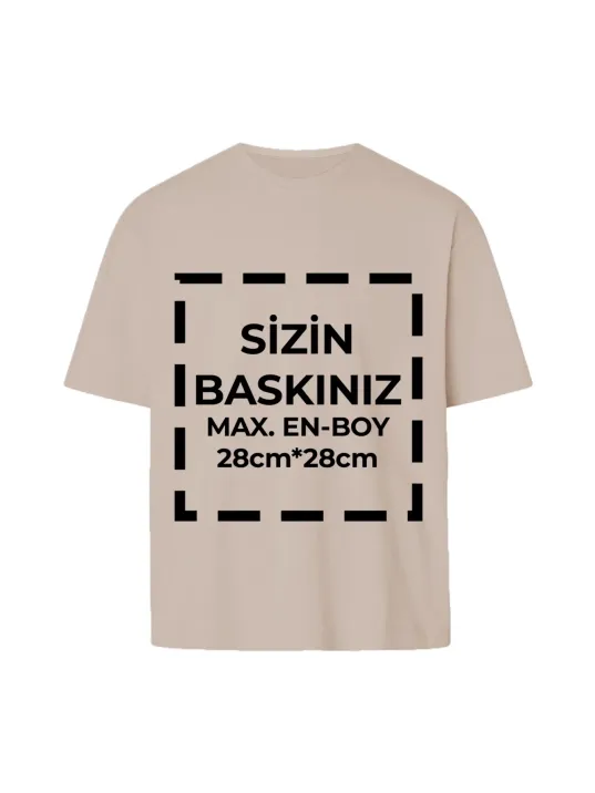 Tişört Tasarla 24/1 Kumaş - Bej Tişört Tasarla 24/1 Kumaş - Bej