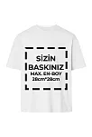 Tişört Tasarla 24/1 Kumaş - Beyaz