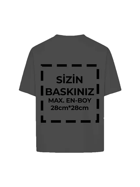 Tişört Tasarla 24/1 Kumaş - Füme
