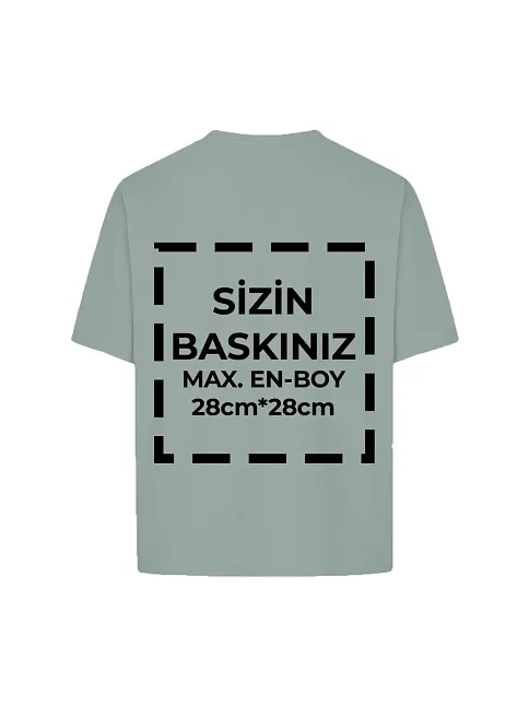Tişört Tasarla 24/1 Kumaş - Gri