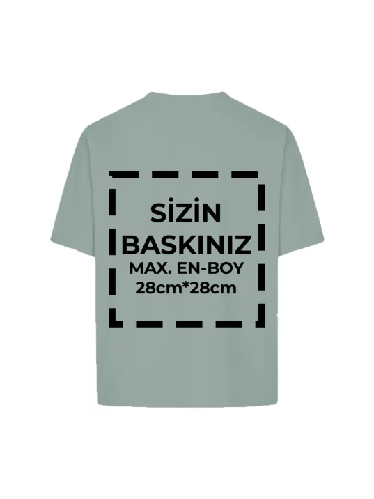 Tişört Tasarla 24/1 Kumaş - Gri