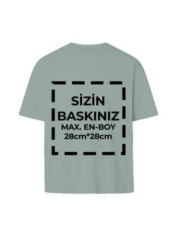 Tişört Tasarla 24/1 Kumaş - Gri
