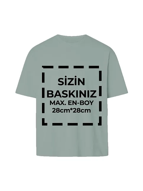Tişört Tasarla 24/1 Kumaş - Gri