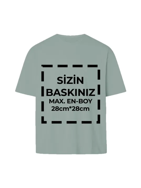 Tişört Tasarla 24/1 Kumaş - Gri