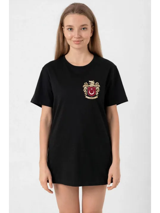 Türk Arma Baskı T-shirt - Siyah Türk Arma Baskı T-shirt - Siyah