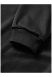 Üç İplik Kapüşonlu 10 Kasıma Özel Sweatshirt - Siyah
